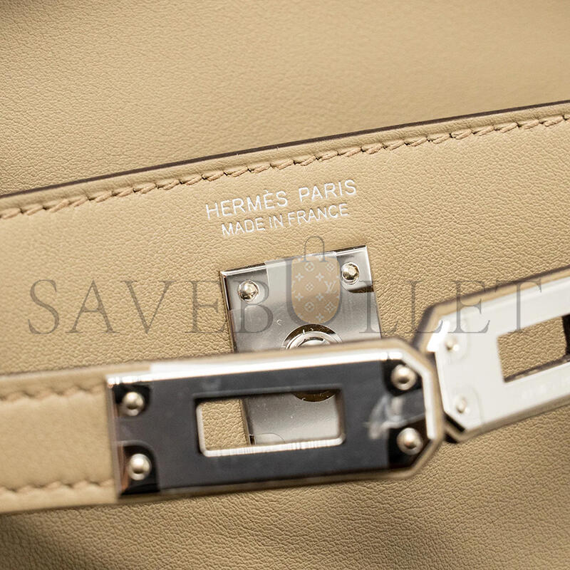 HERMES KELLY JUMP SWIFT BEIGE (18*15*6cm)